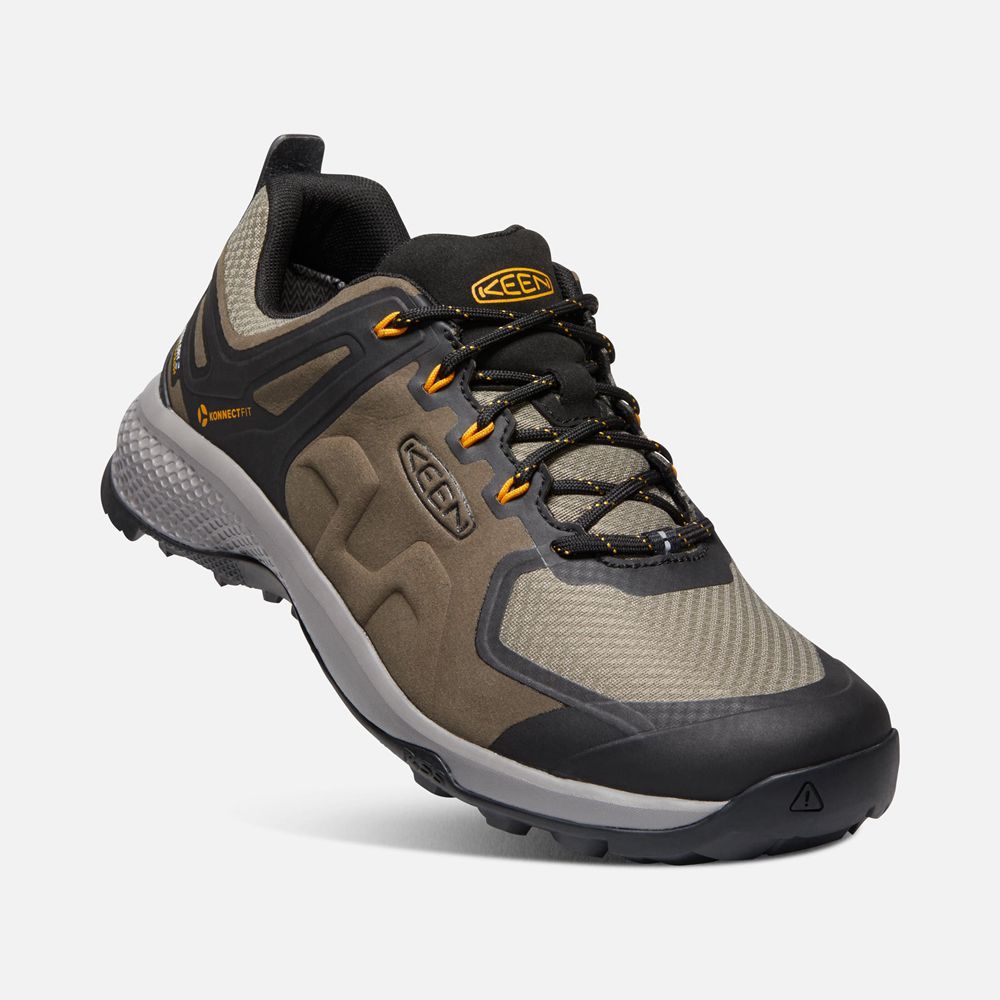 Keen Vandringsskor Herr Bruna/Svarta - Explore Waterproof - 073852YNG